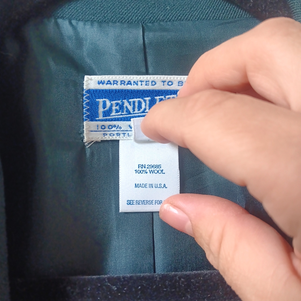 Pendleton Dark Green Blazer - image 3